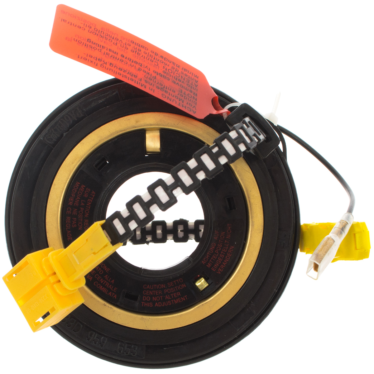 Lenkrad Airbag Schleifring Wickelfeder Stecker 1H0959653E 1H0959653 für VW Golf 3 III Lupo Passat B4 35i Polo 6N T4