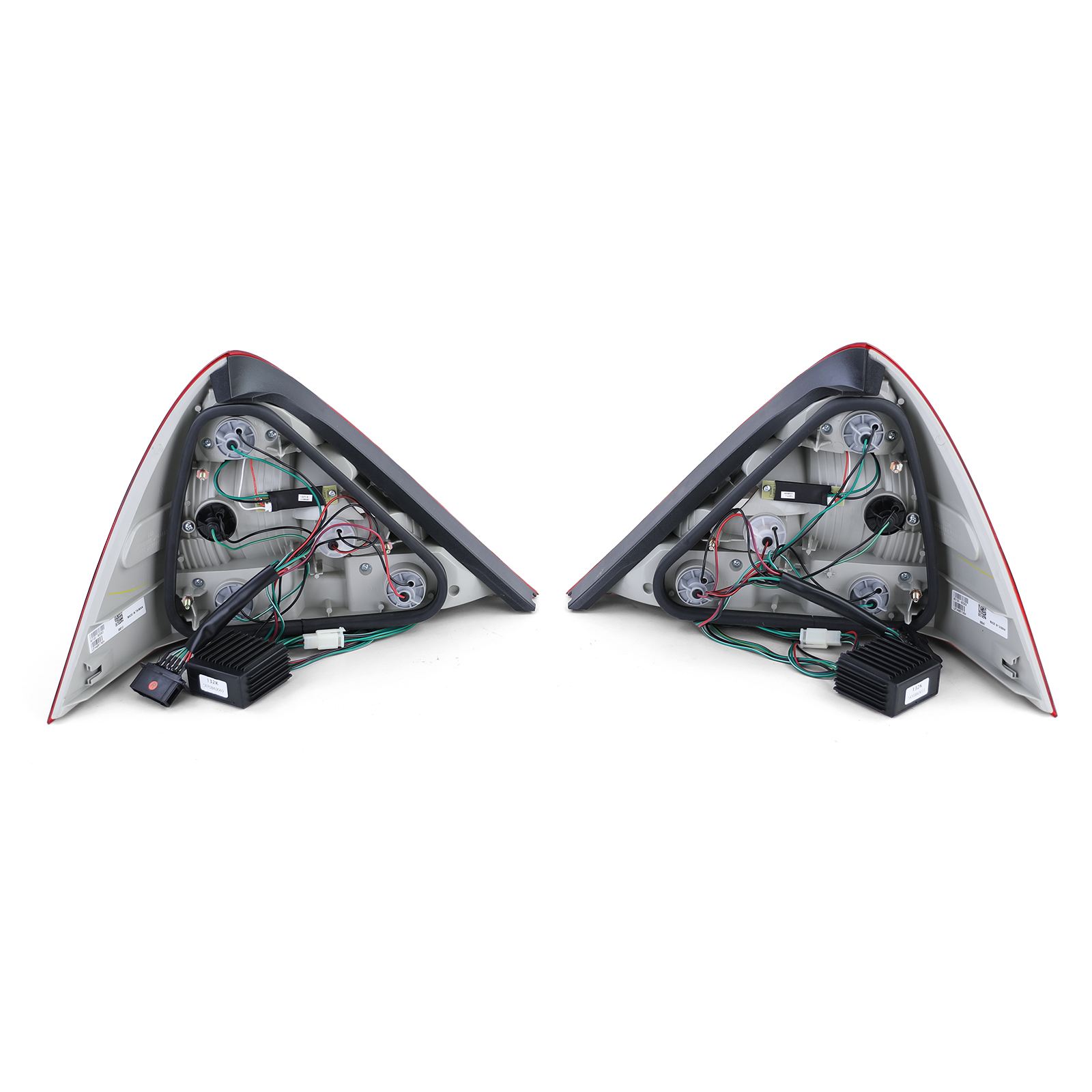 LED Rückleuchten Heckleuchten in Rot Schwarz + LED Bremsleuchte für Mercedes SLK R170 ab 1996-2004