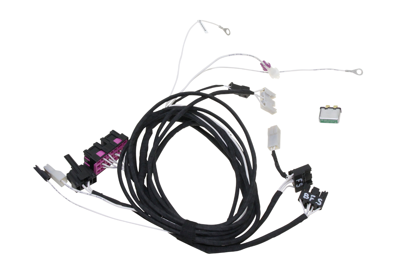 Original Kufatec Kabelsatz Kabelbaum Adapter Kabel Reparatur elektrische Fensterheber vorne für Audi 80 / 90 B3 B4 wie OEM 895971663J