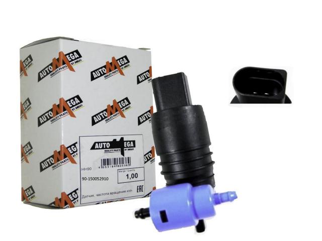 Scheibenwaschpumpe Waschwasser Wischwasser 1J6955651 für VW Bora Caddy III Golf 4 5 6 Bora Lupo T5 Passat B5 B6 B7 3C