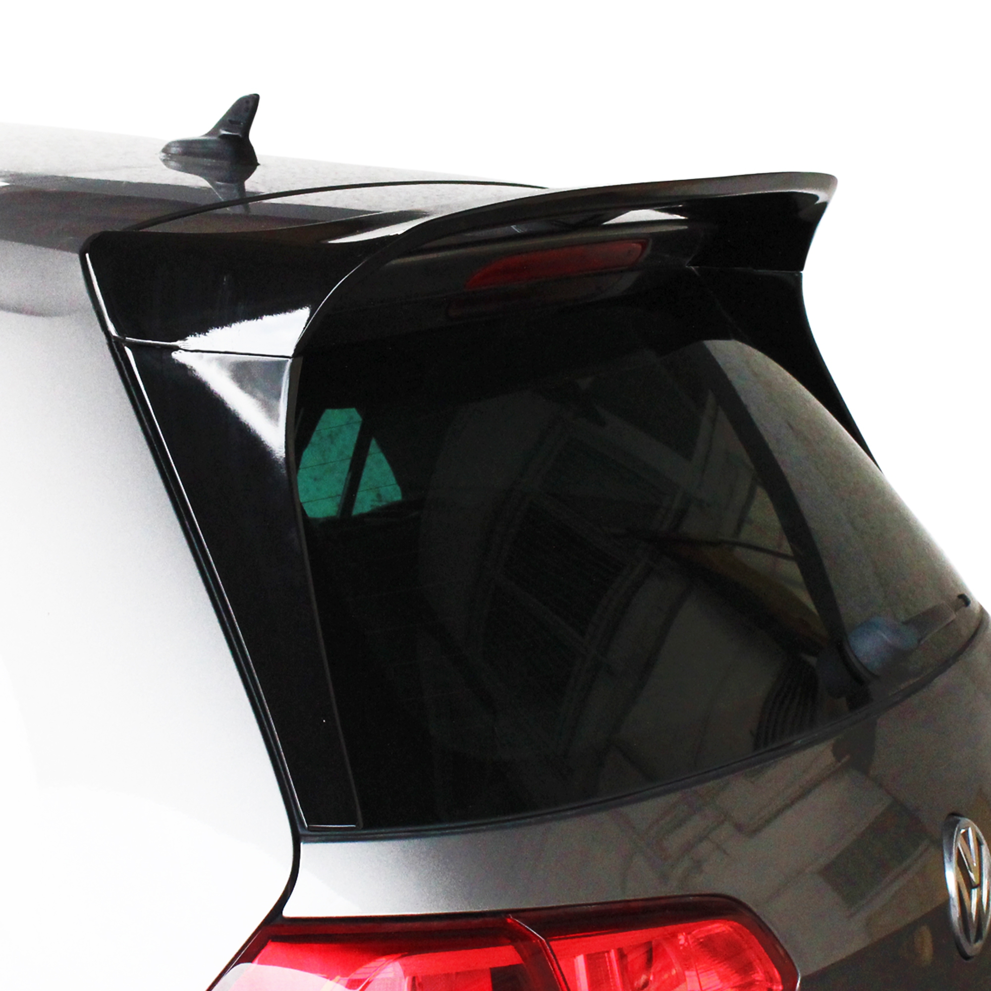 Dachskantenpoiler Heck Spoiler Schwarz Glanz für VW Golf 7 VII ab 2012-2019