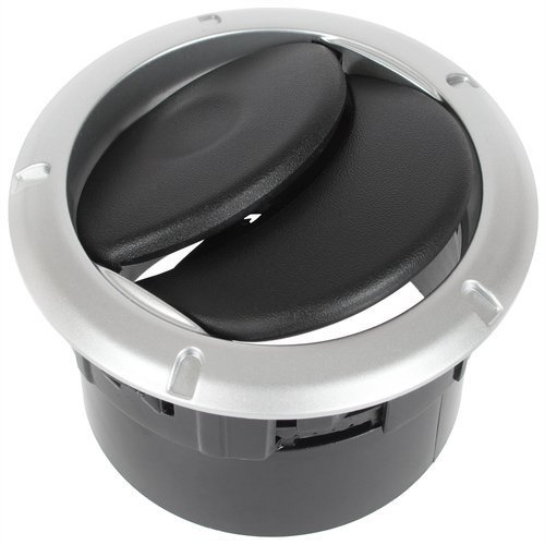 Luftdüse Lüftung Gebläse Ausströmer / Gitter Abdeckung mit SILBER Umrandung für Dacia Dokker Duster Lodgy Logan Sandero