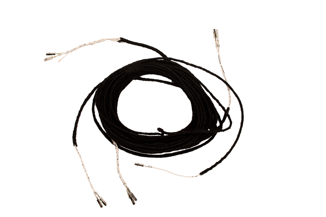 Original Kufatec Kabelsatz Kabelbaum Umrüstung HALOGEN auf LED Rückleuchten mit dynamischen Blinker für VW Golf 7 VII bis Modelljahr 2017