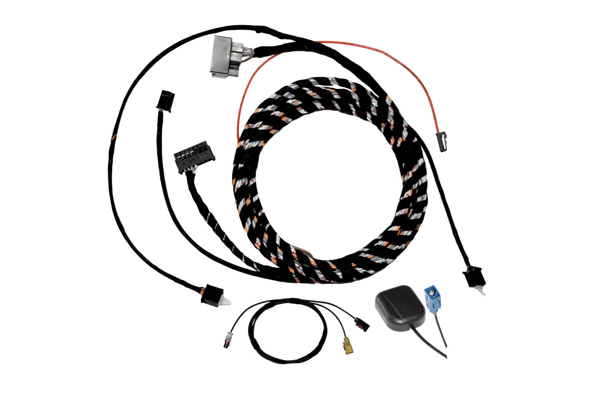 Original Kufatec Kabelbaum Kabel Adapter Anschluss-Set Umrüstung für Mercedes Comand APS NTG1 APS 50