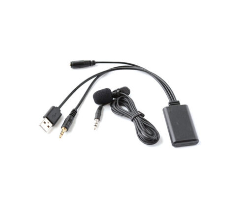 Bluetooth Aux In Audio Adapter A2DP Kabel Interface + Mikrofon FREISPRECHEINRICHTUNG Universal Anschluss Klinke