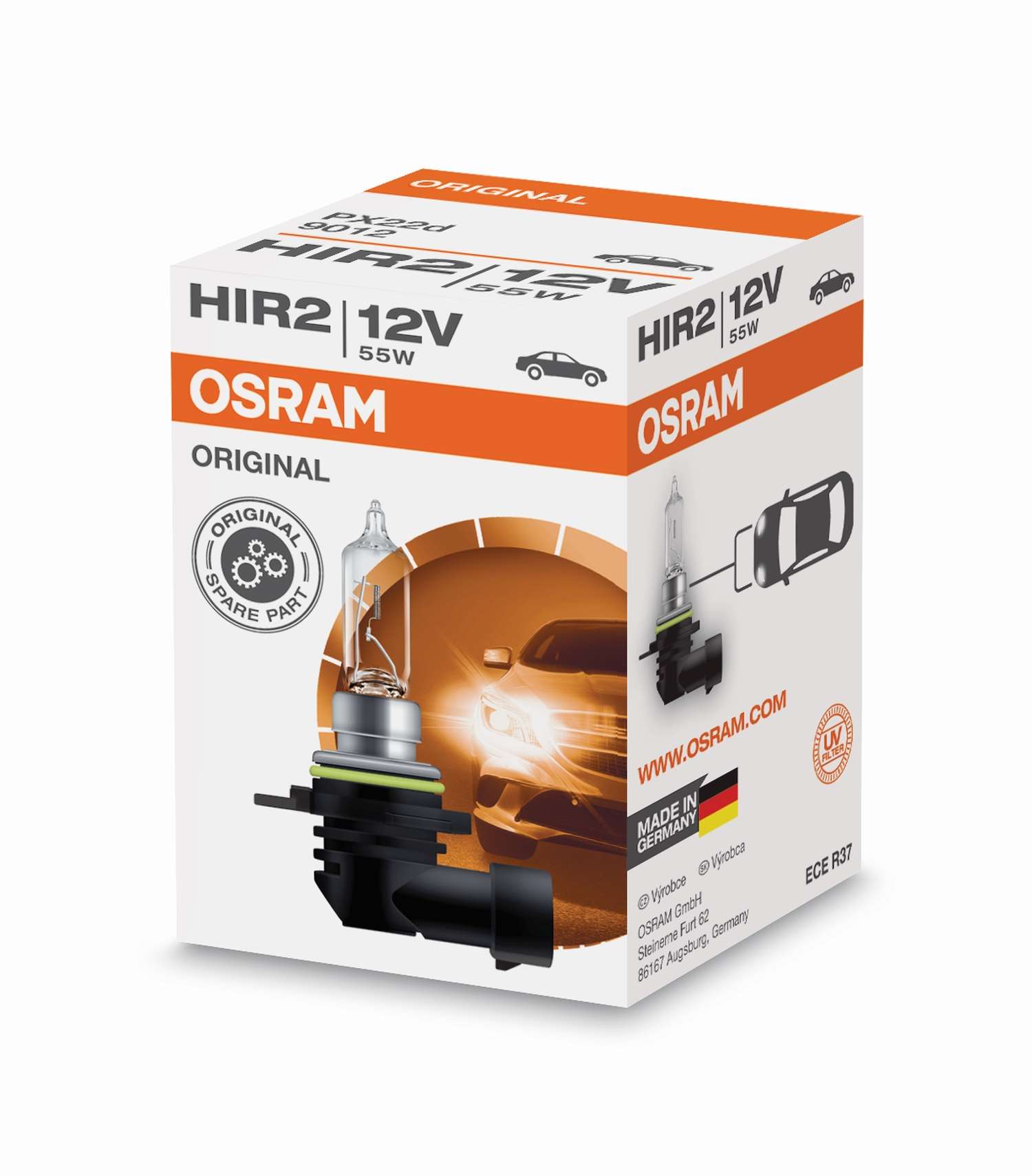 1 Stück OSRAM Original Lampen Birnen für Scheinwerfer / Fassung HIR2 55W