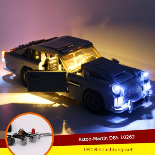 LED-Beleuchtungsset Licht-Set / Akku-Box / passend für Lego Aston-Martin DB5 10262