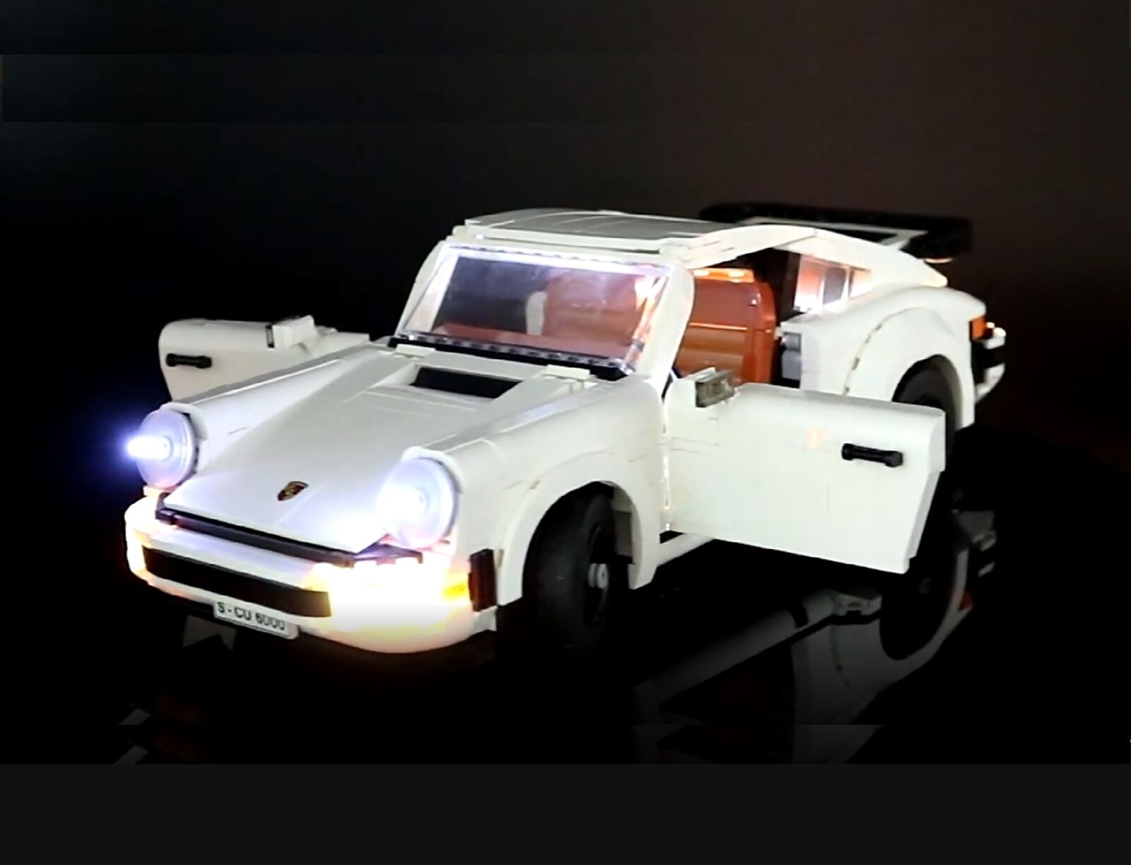 LED-Beleuchtungsset Licht-Set / Akku-Box / passend für Lego Porsche 911 Turbo Modell 10295