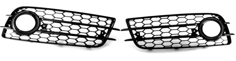 Stoßstange Gitter Set Links + Rechts für Audi A4 B8 8K ab 2007-2012 (Nur passend mit S-Line Exterieur Paket!)