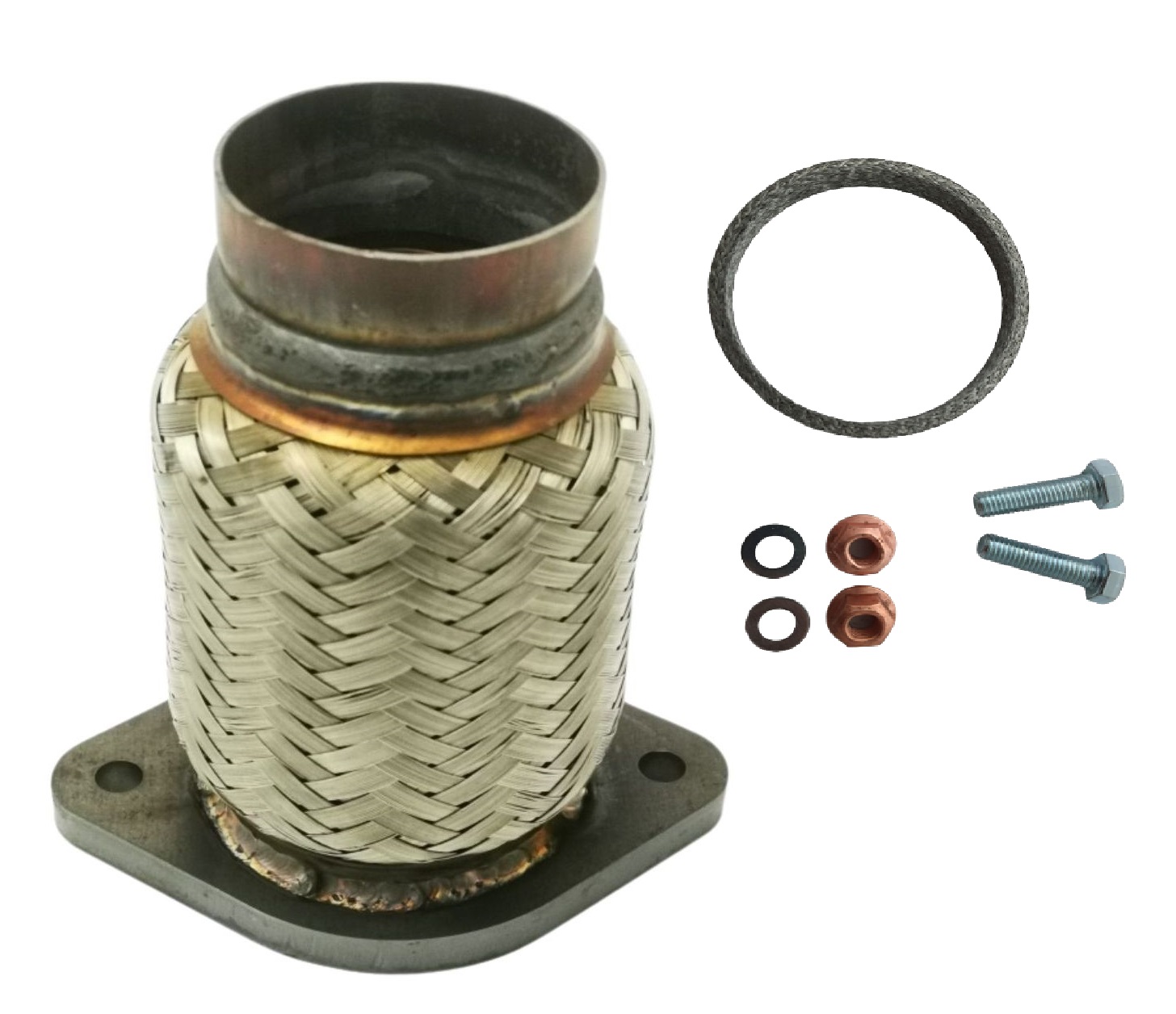 Flexrohr Flexstück Reparatur Rohr Flammrohr + Dichtung für BMW E81 E87 E88 E90 E91 E92 E93