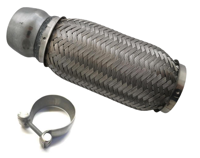 Flexrohr Flexstück Reparatur Rohr Flammrohr für Mercedes Sprinter W906 nach Partikelfilter DPF 60,5mm mit Schelle