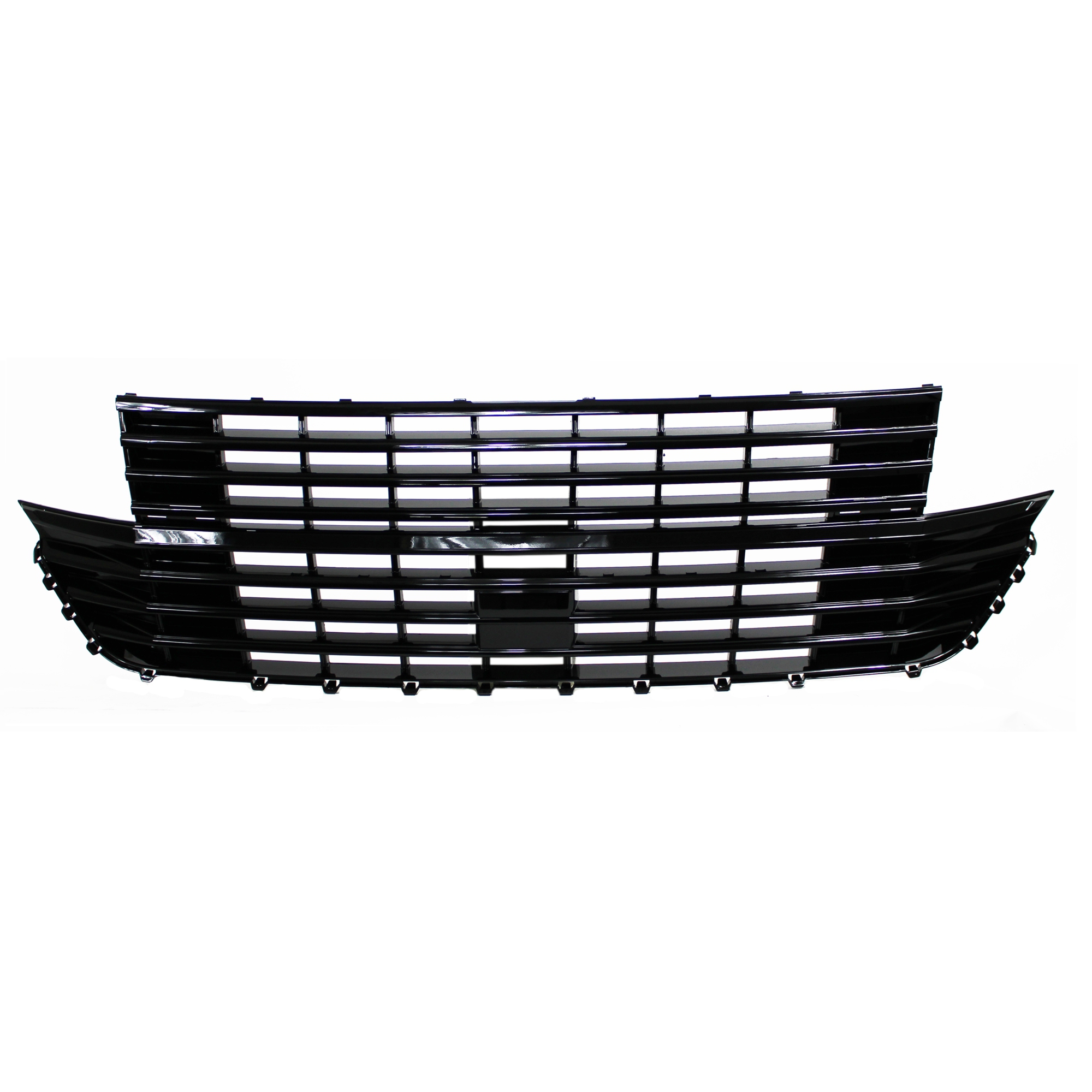 Kühlergrill Sportgrill Grill ohne Emblem GLANZ SCHWARZ für VW T6.1 / T6 Facelift ab 2019-