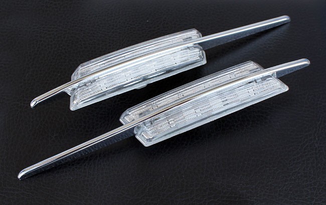 2x LED Seitenblinker Blinker in Klarglas SET für BMW 3er E46 LCI Facelift Modelle 09/2001-03/2005