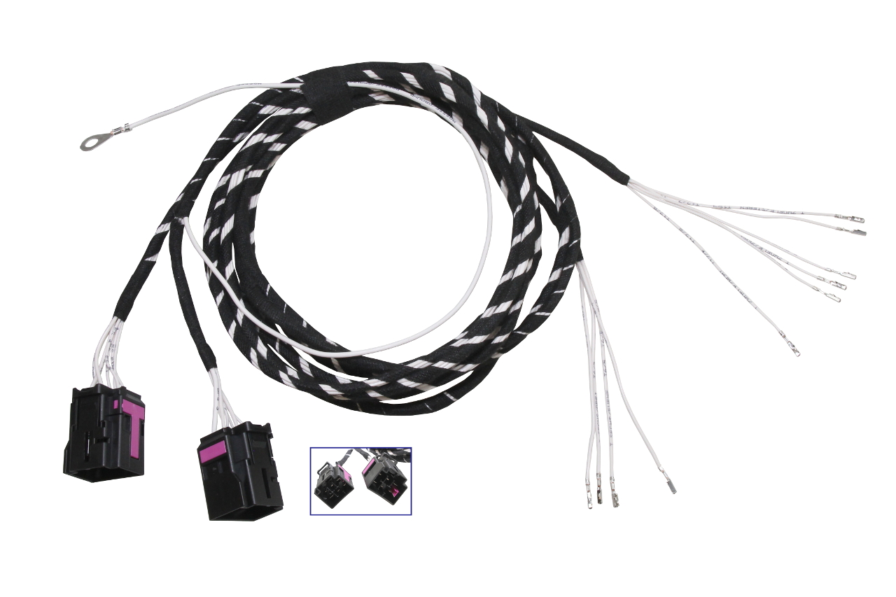 Original Kufatec Kabelsatz Kabelbaum Adapter Kabel Sitzheizung Rücksitzbank HINTEN für Audi Q7 4M / Q8 4M
