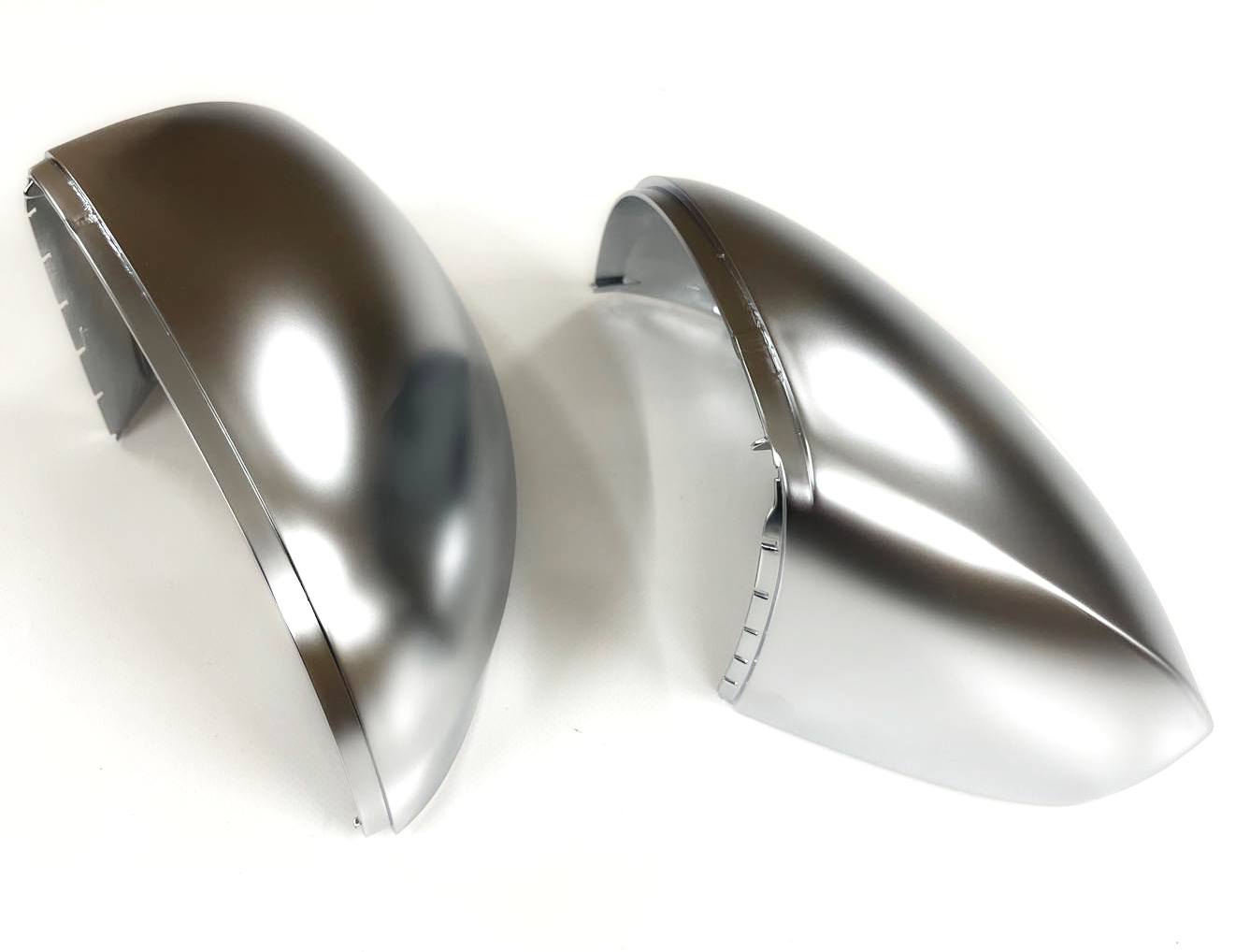 Alu Look Spiegel Gehäuse LINKS + RECHTS für VW Tiguan 5N 2007-2016