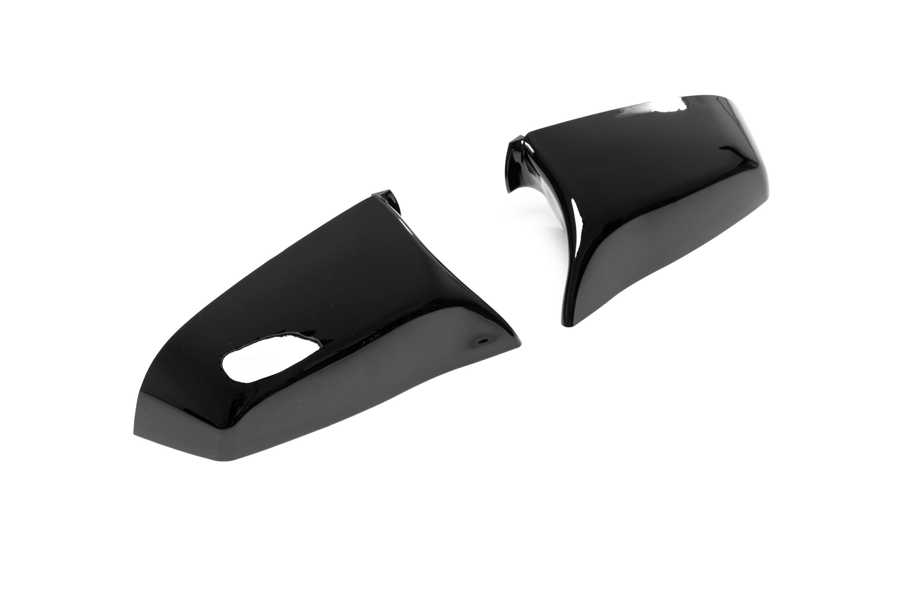 Spiegelkappen Spiegelgehäuse Spiegel Gehäuse Schwarz Glanz für BMW F10 F11 2010-2013 Nicht passend bei Facelift