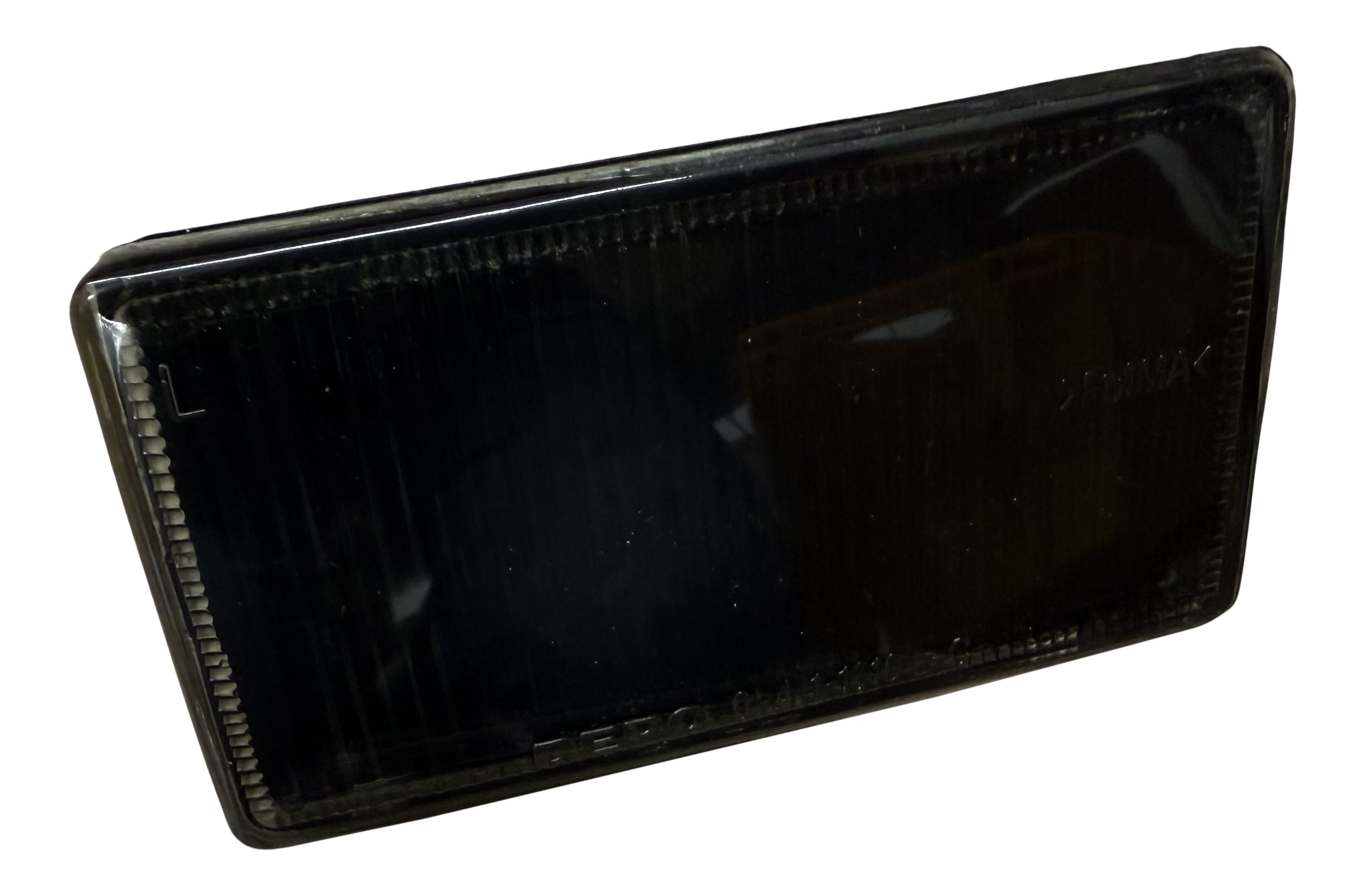 LINKS Kurze Blende für Frontblinker / Nebelscheinwerfer Schwarz Smoke für VW Golf 3 III / Vento ab 1991-1999