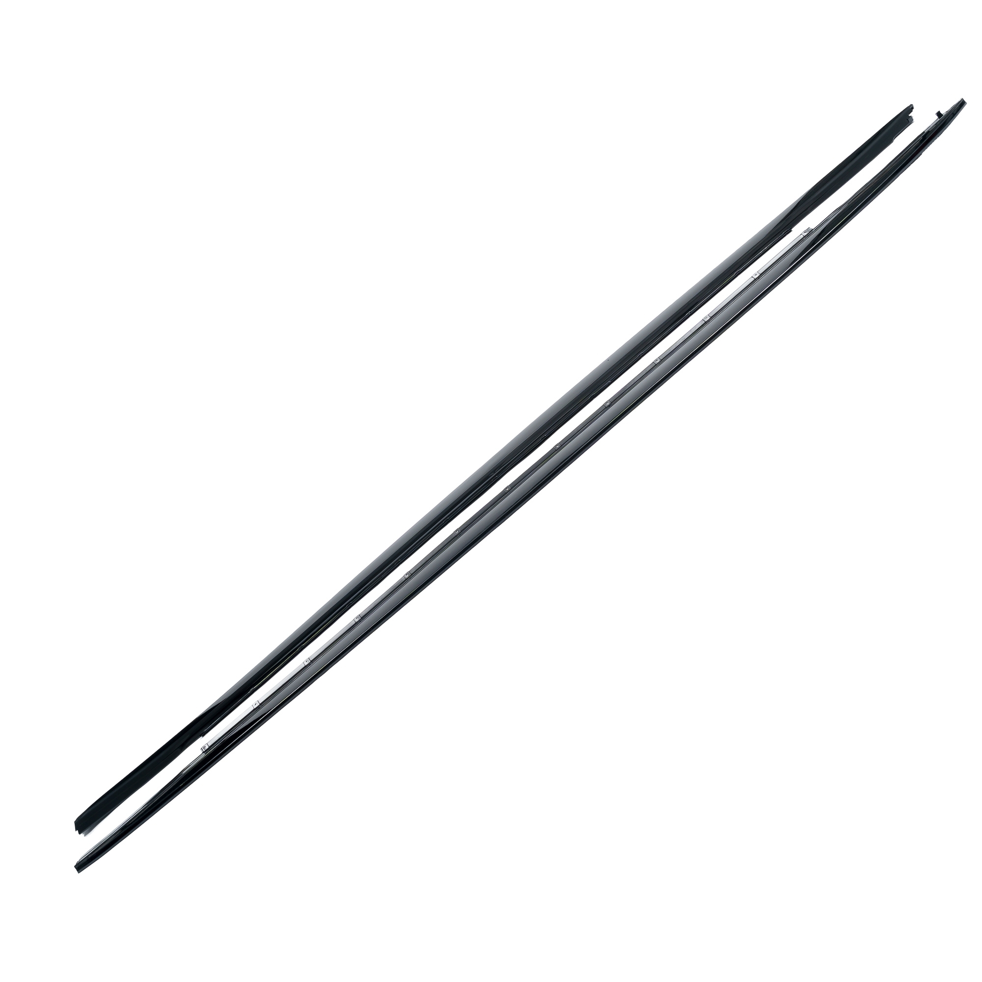 Seitenschweller Spoiler Schwarz Glanz für BMW 5er G30 G31 ab 2017- mit M-Paket