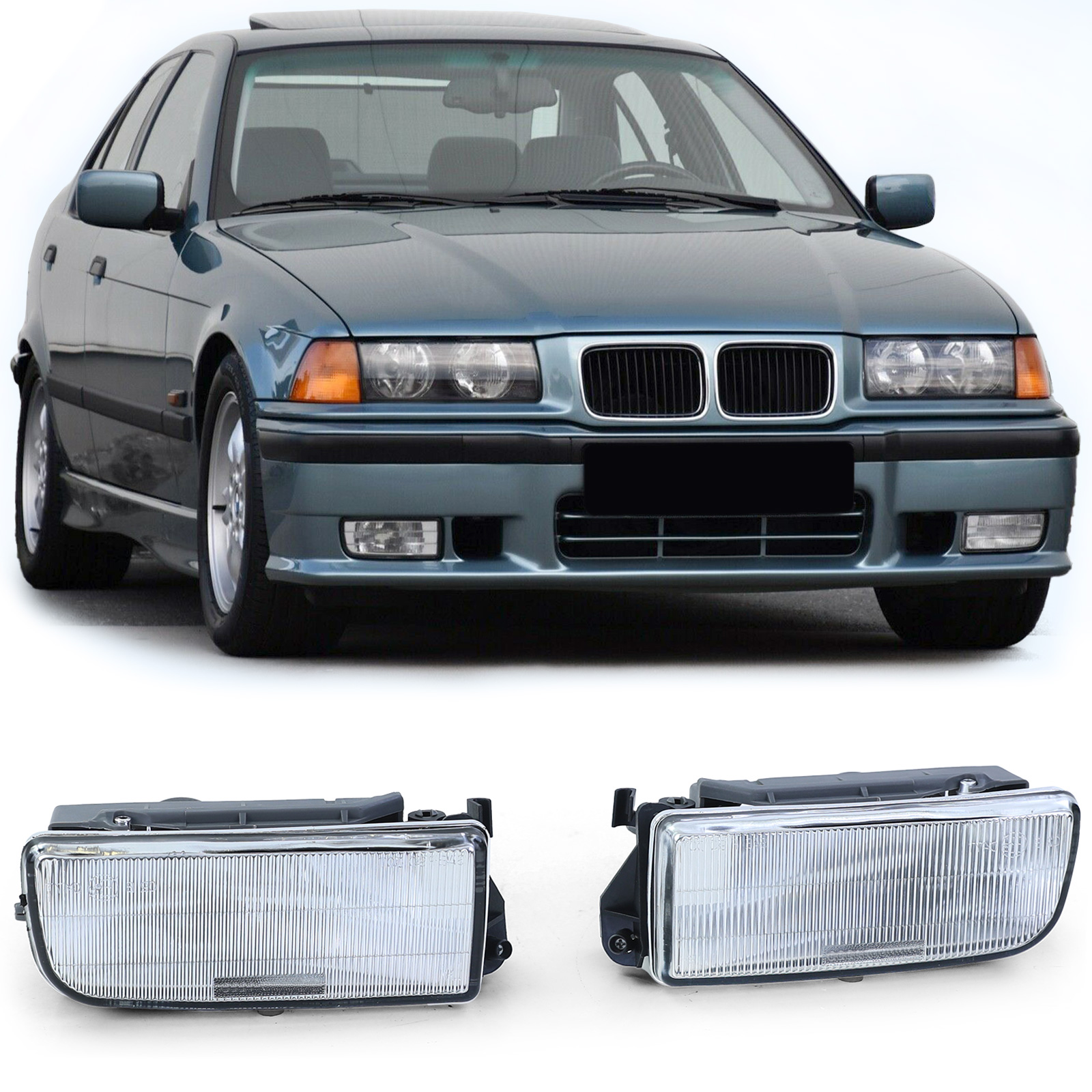 Nebelscheinwerfer Set für BMW E36 Limousine Coupe Cabrio Compact Touring