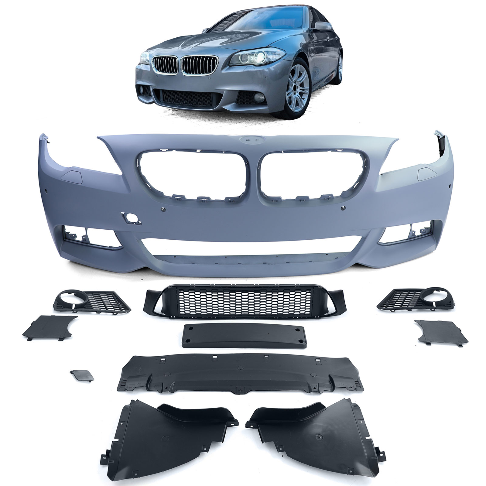 Front Stoßstange Sport Optik für BMW 5er F10 F11 ab 2009-2013