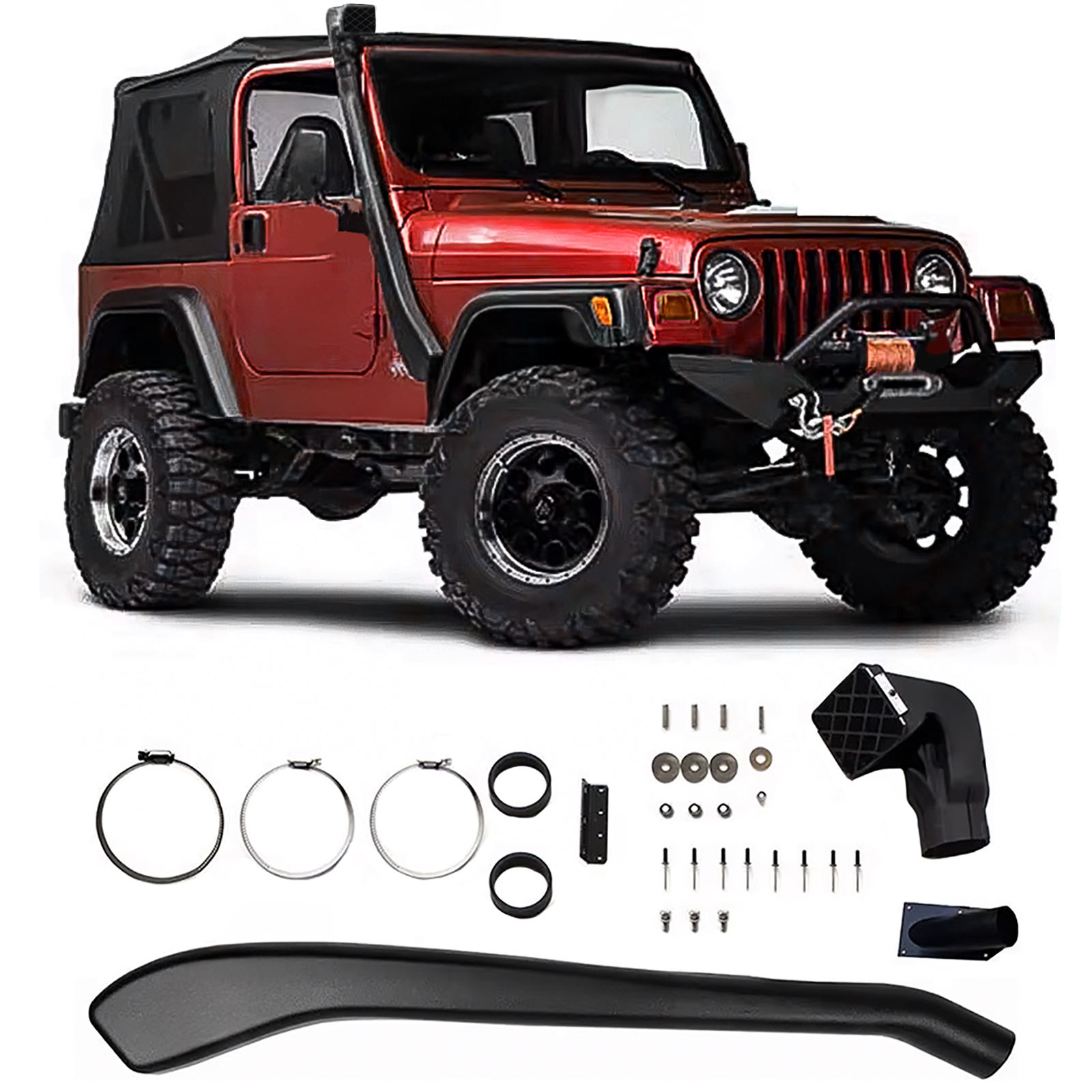 Offroad Schnorchel Kit für Jeep Wrangler TJ 1996-2006