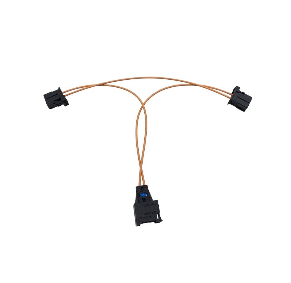 LWL Y-Adapter 50cm MOST Lichtwellenleiter Kabelsatz Kabel Adapter für Audi VW BMW Porsche