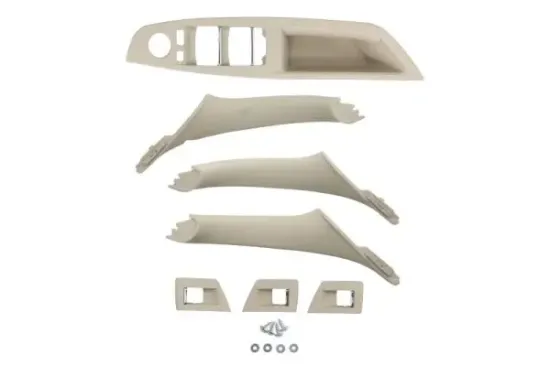 KOMPLETT SET Türgriff Griff Abdeckung Innen VORNE + HINTEN in Beige für BMW 5er F10 F11 2009-2017