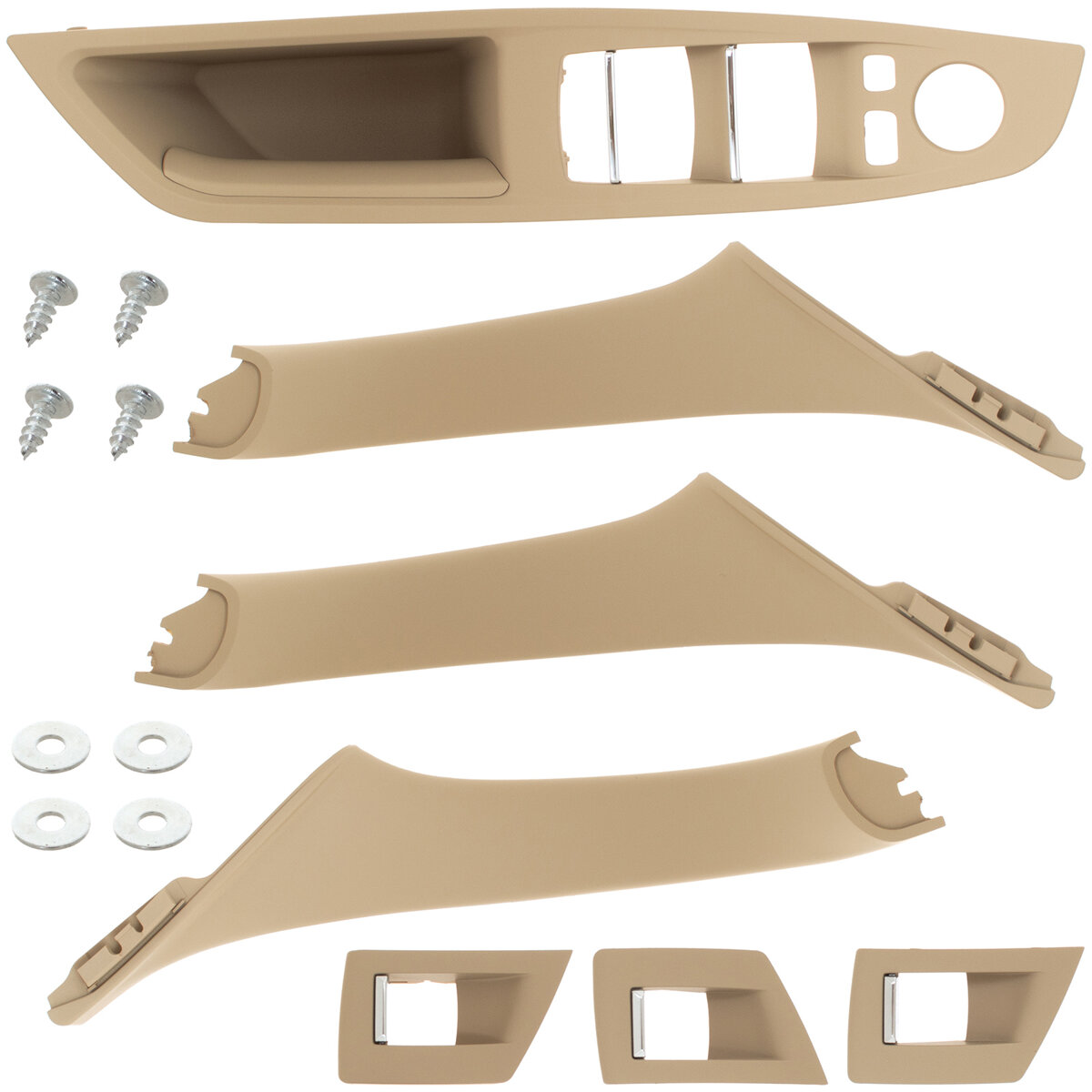 KOMPLETT SET Türgriff Griff Innen Beige VORNE + HINTEN für BMW 5er F10 F11 2009-2017