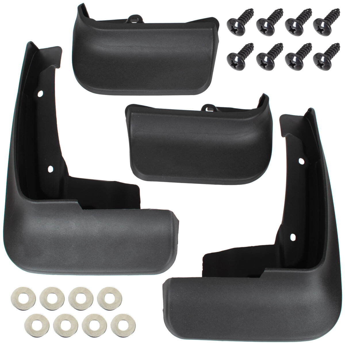 Schmutzfänger Spritzschutz Spritzlappen Set VORNE + HINTEN für VW T5 T6 ab 2003-2021
