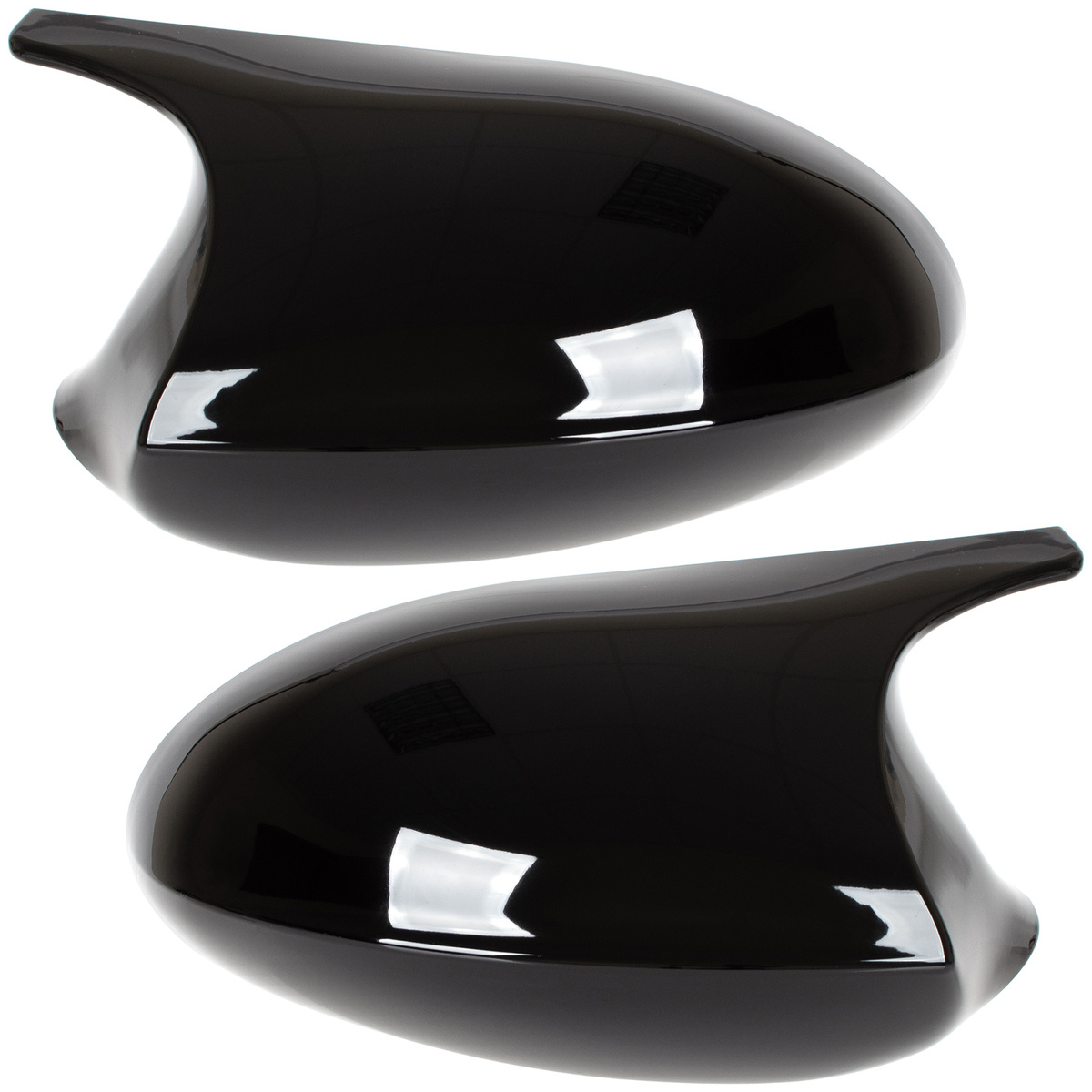 Spiegel Gehäuse SCHWARZ GLANZ LINKS + RECHTS komplette Gehäuse für BMW 3er E90 E91 E92 E93 LCI Facelift