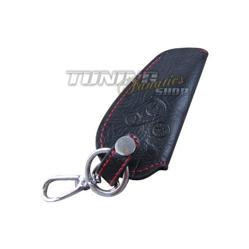 Schlüsseltasche Schlüsseletui Schlüssel Etui Hülle Schale LEDER Rot für Honda