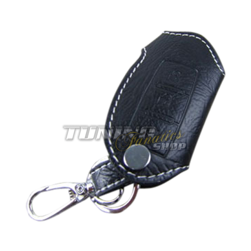 Schlüsseltasche Schlüsseletui Schlüssel Etui LEDER Weiss 3-Tasten für Nis