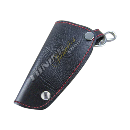 Schlüsseltasche Schlüsseletui Schlüssel Etui LEDER Rot #1 für Jeep / Chrysler