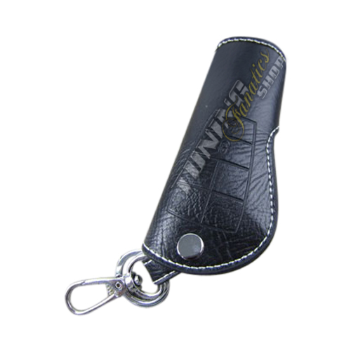 Schlüsseltasche Schlüsseletui Schlüssel Etui LEDER Weiss #2 für Jeep / Chrysler