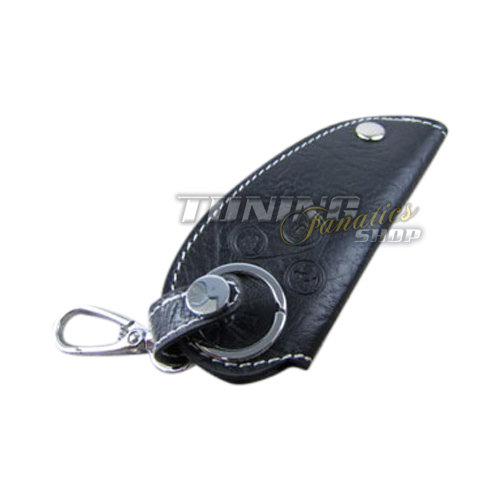 Schlüsseltasche Schlüsseletui Schlüssel Etui Hülle LEDER Weiss für Honda