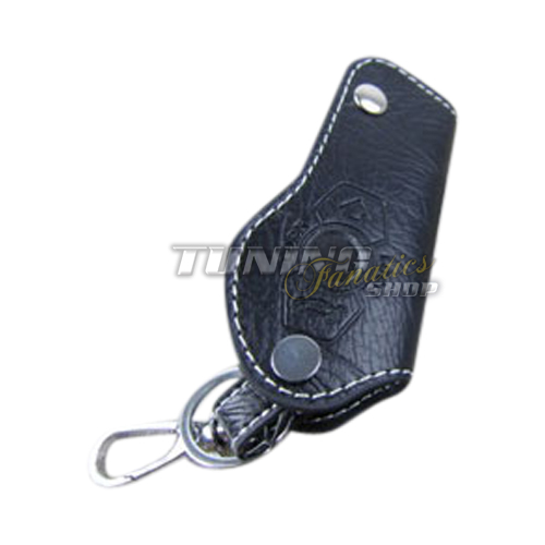 Schlüsseltasche Schlüsseletui Klappschlüssel Schlüssel LEDER Weiss #1 für BMW