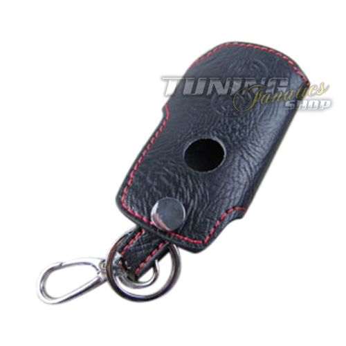 Schlüsseltasche Schlüsseletui Schlüssel Etui LEDER Rot für Suzuki