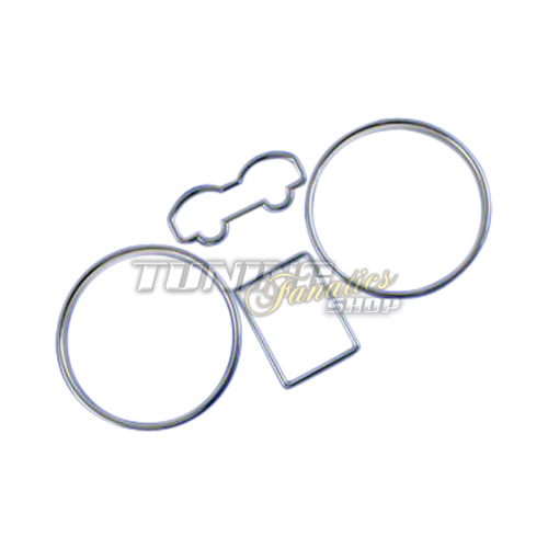 Chrom Chrom Tacho Ringe Tachochromringe für VW Golf 4 IV Bora Passat 3B B5 T4