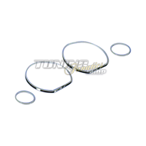Chrom Chromringe Tacho Ringe Tachochromringe für VW Golf 3 III + Variant Vento