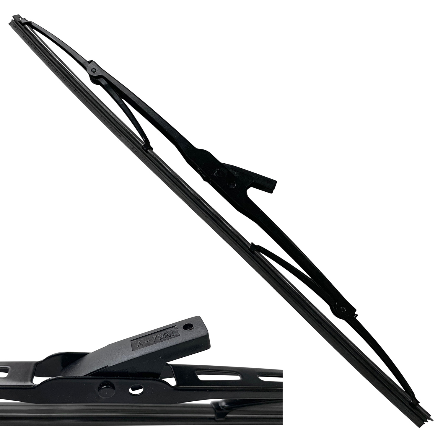 1x Classic Scheibenwischer mit 7mm Bajonett Aufnahme für Oldtimer etc mit 380mm