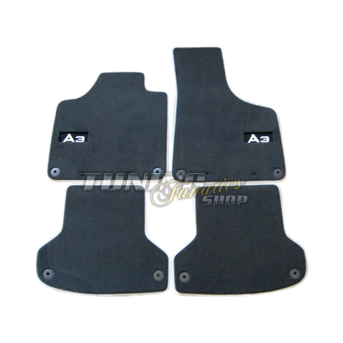 4x Original Audi PREMIUM Velour Fußmatten Matten SET für Audi A3 8P + Sportback