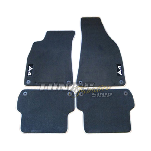 4x Original Audi PREMIUM Velour Fußmatten Matten SET für den Audi A4 S4 8E B6 B7