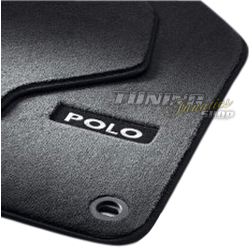 4x Original VW PREMIUM Velour Fußmatten Matten SET für den VW Polo 9N 2001-