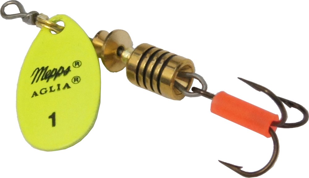 Mepps Aglia Spinner fluo gelb Gr. 1 3,5g