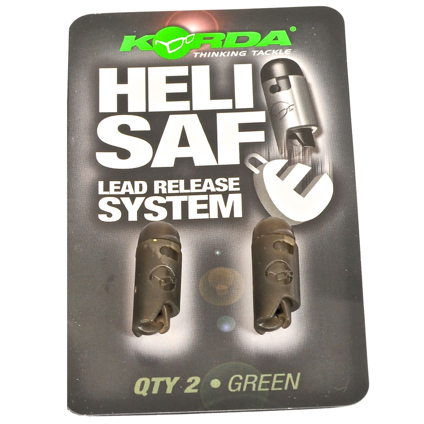 Korda Heli Safe Green - 2 Lead Clips