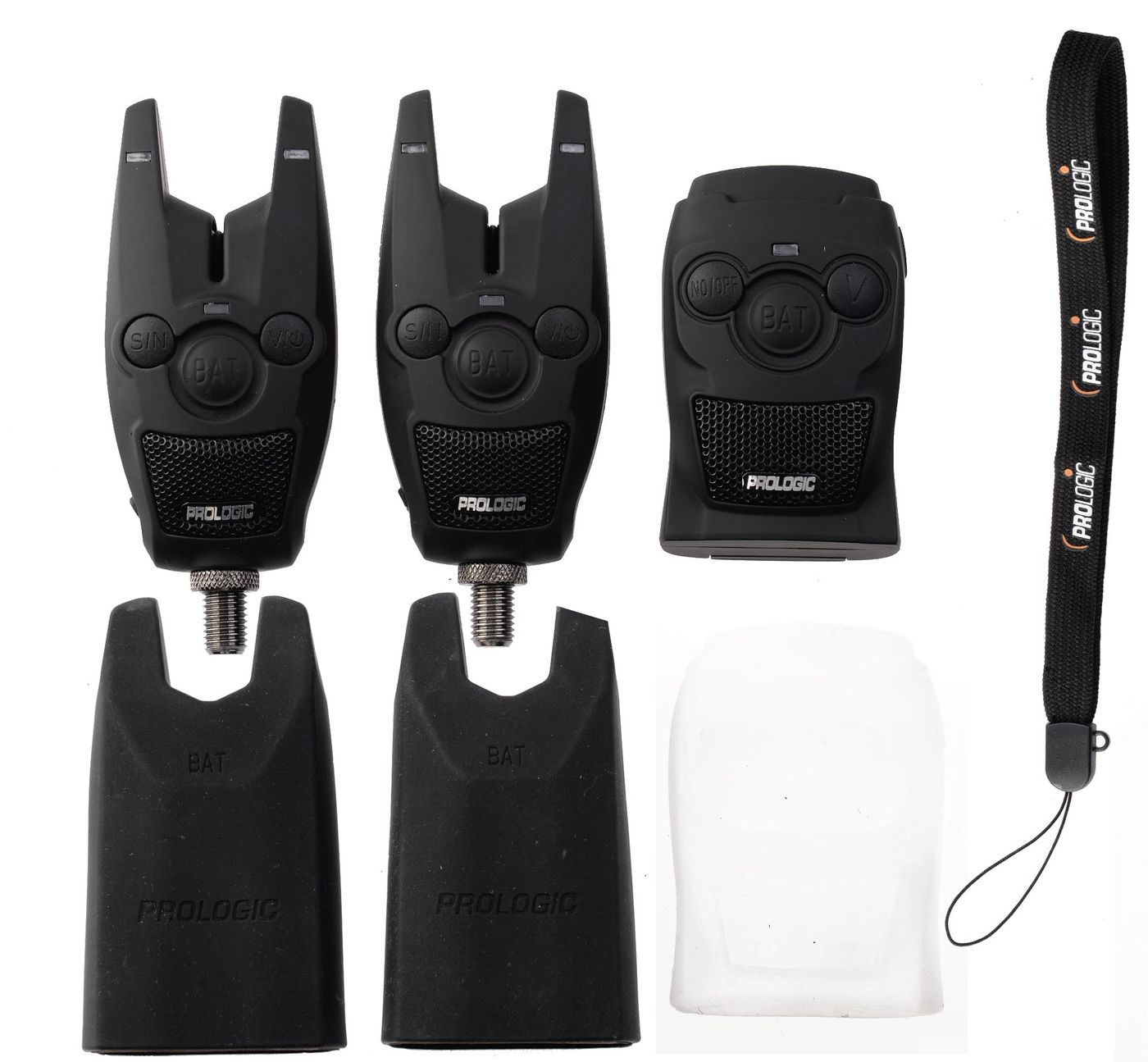 Prologic BAT+ Bite Alarm Blue Set 2+1 - 2 Bissanzeiger + 1 Receiver