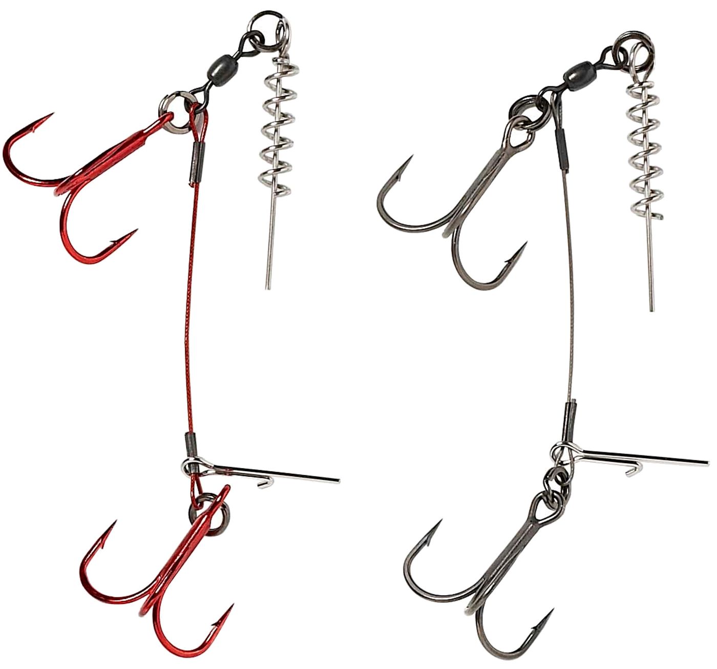 Savage Gear Carbon 49 Corkscrew Stinger - 2 Stingerhaken Systeme