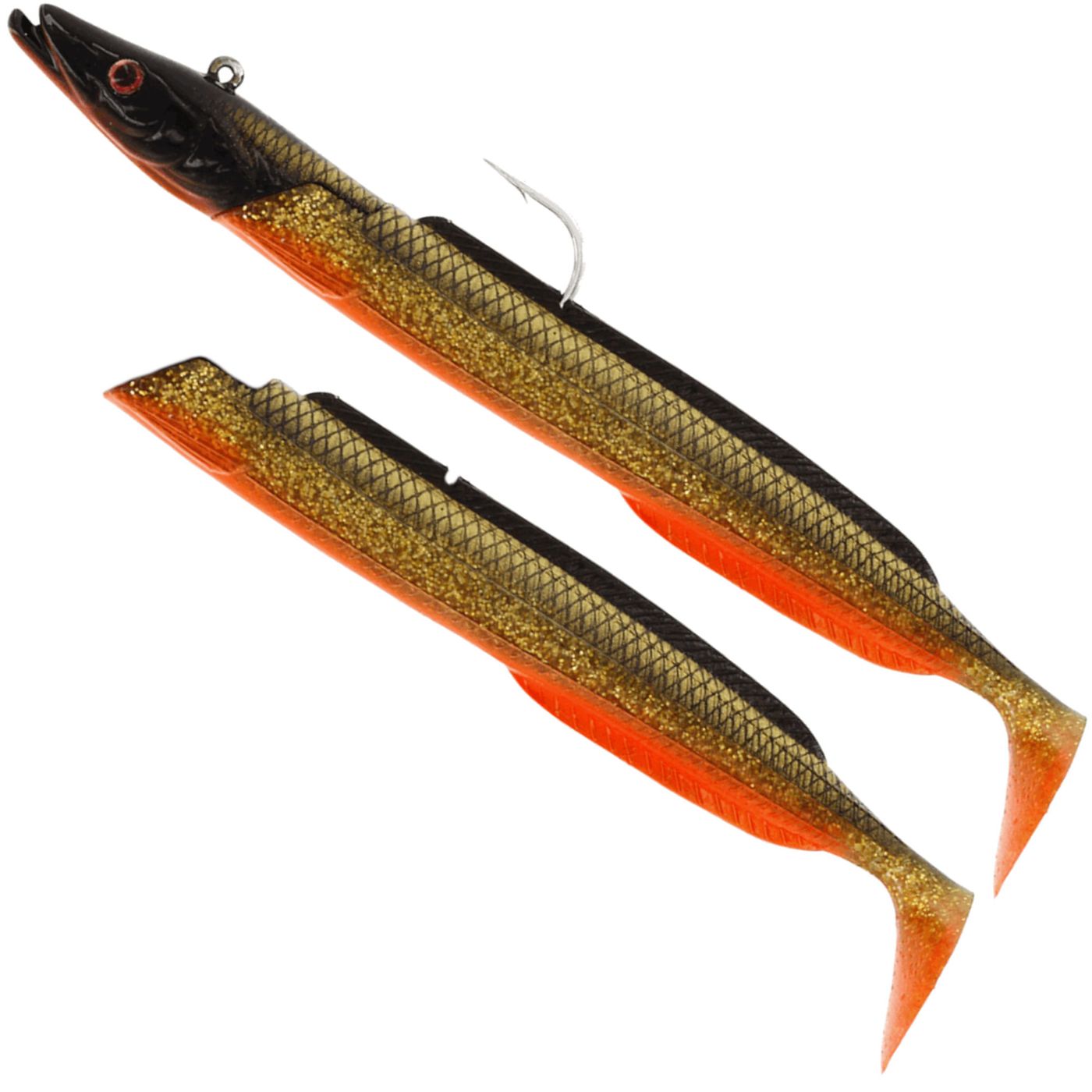 Westin Sandy Andy Jig 150g 23cm - 1 Jighaken + 2 Gummifische