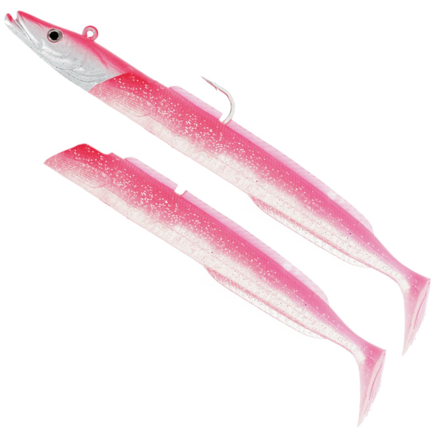 Westin Sandy Andy Jig 300g 28cm - 1 Jighaken + 2 Gummifische