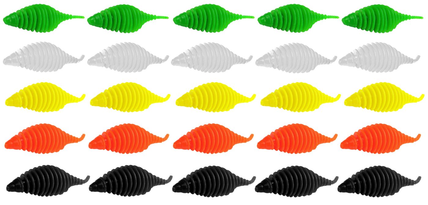 25 FTM Omura Baits Pongo 6,5cm 3,2g Käse - Forellenköder Set